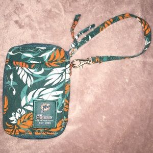 Vintage Logo Miami Dolphins Wallet/Wristlet